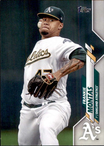 2020 Topps #463 Frankie Montas NM-MT Oakland Athletics 