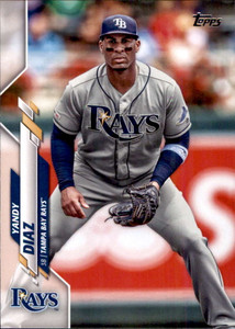 2020 Topps #487 Yandy Diaz NM-MT Tampa Bay Rays 