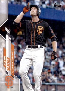 2020 Topps #490 Austin Slater NM-MT San Francisco Giants 