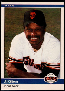 1984 Fleer Update #85 Al Oliver NM San Francisco Giants 