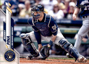 2020 Topps #570 Manny Pina NM-MT Milwaukee Brewers 