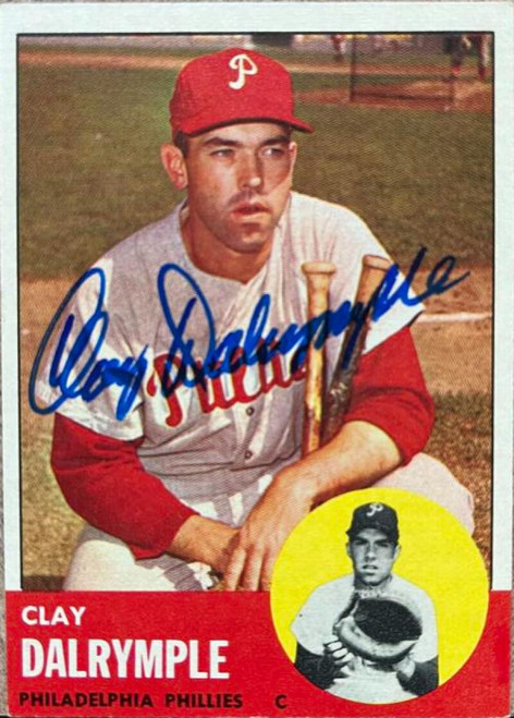 Clay Dalrymple Autographed 1963 Topps #192