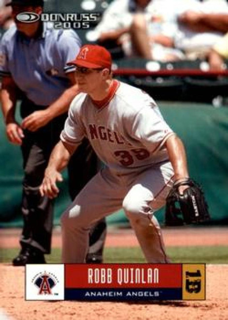 2005 Donruss #80 Robb Quinlan VG Los Angeles Angels 