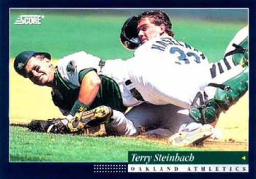 1994 Score #47 Terry Steinbach VG Oakland Athletics 