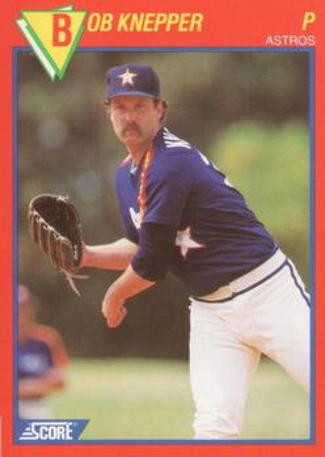 1989 Score Baseball's 100 Hottest Players #38 Bob Knepper NM-MT Houston Astros 