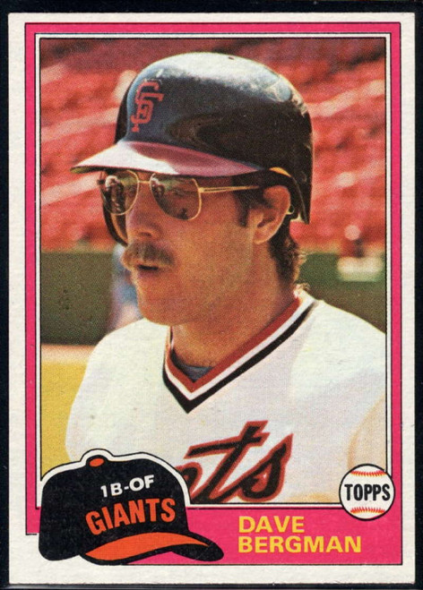 1981 Topps Traded #734 Dave Bergman NM-MT San Francisco Giants 