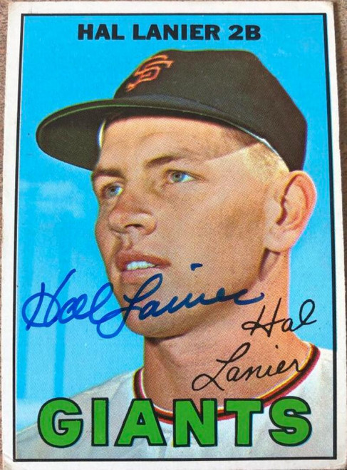 Hal Lanier Autographed 1967 Topps #4