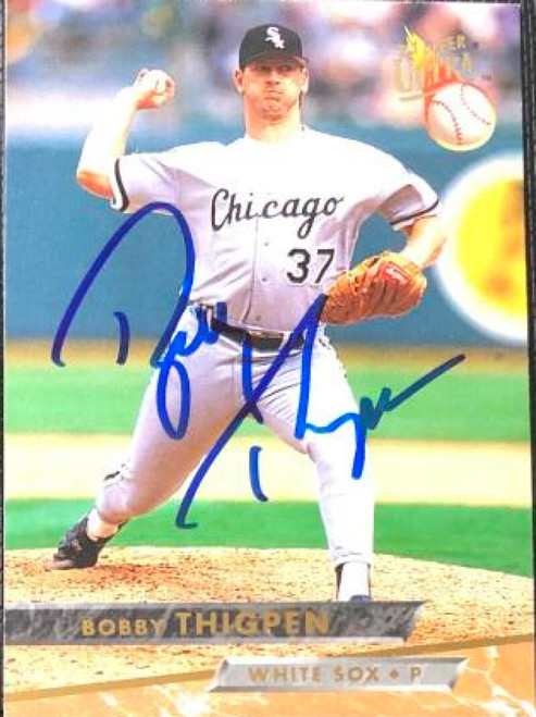 Bobby Thigpen Autographed 1993 Fleer Ultra #180