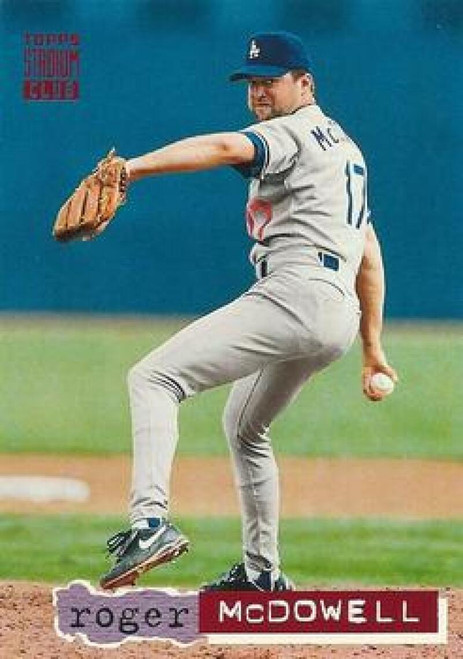 1994 Stadium Club #38 Roger McDowell VG Los Angeles Dodgers 