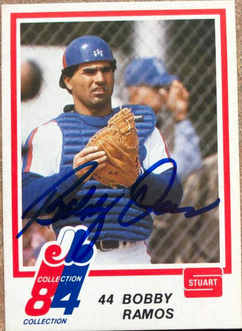 Bobby Ramos Autographed 1984 Stuart Montreal Expos #9