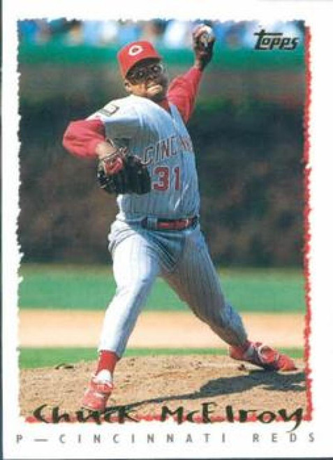 1995 Topps #141 Chuck McElroy VG  Cincinnati Reds 