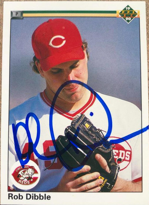 Rob Dibble Autographed 1990 Upper Deck #586 