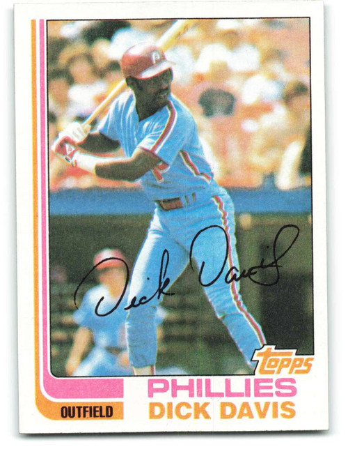 1982 Topps #352 Dick Davis VG Philadelphia Phillies 