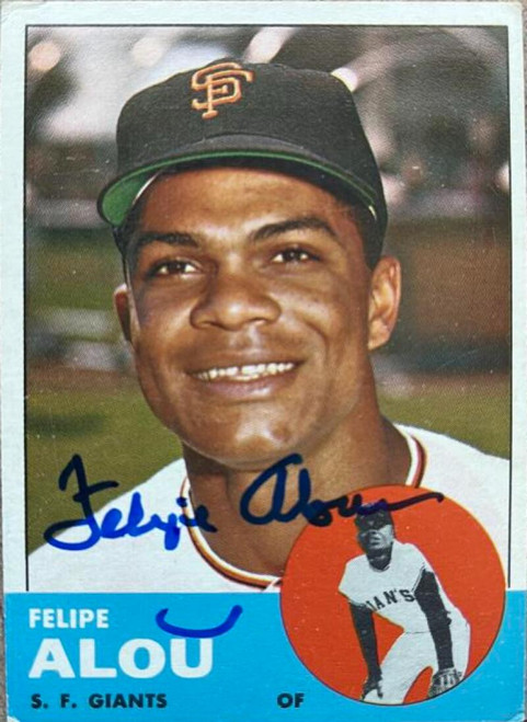 Felipe Alou Autographed 1963 Topps #270