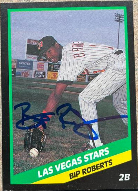 Bip Roberts Autographed 1988 CMC Las Vegas Stars #14