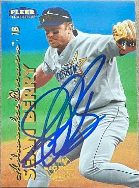 Sean Berry Autographed 1999 Fleer Tradition #380