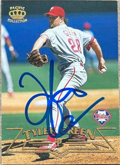 Tyler Green Autographed 1998 Pacific #381
