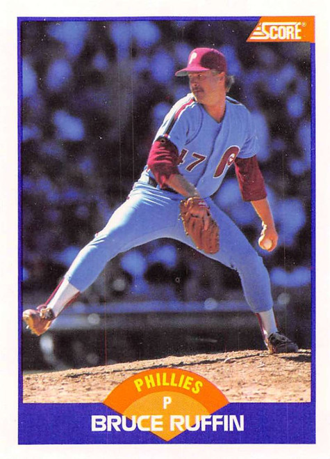 1989 Score #328 Bruce Ruffin VG Philadelphia Phillies 