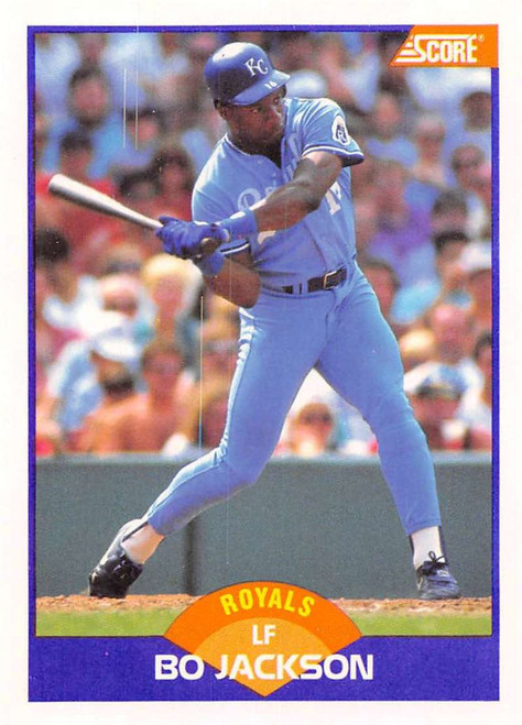 1989 Score #330 Bo Jackson VG Kansas City Royals 