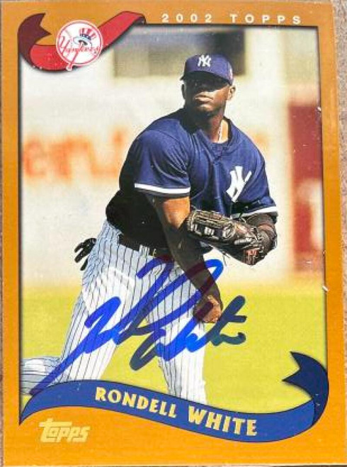 Rondell White Autographed 2002 Topps #391