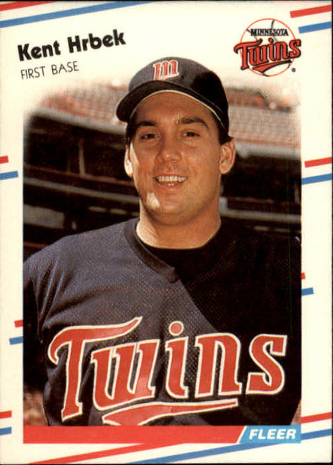 1988 Fleer #13 Kent Hrbek VG Minnesota Twins 