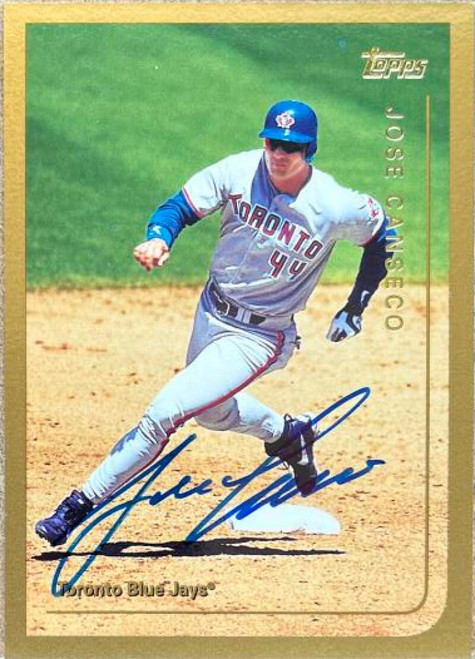 Jose Canseco Autographed 1999 Topps #80