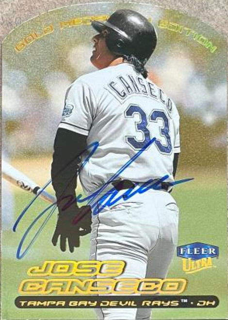 Jose Canseco Autographed 2000 Fleer Ultra Gold Medallion #150 G