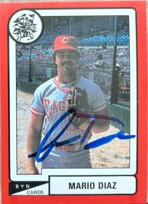 Mario Diaz Autographed 1988-89 BYN Puerto Rico Winter League #39 