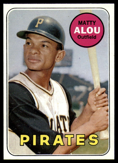 1969 Topps #490 Matty Alou VG Pittsburgh Pirates 