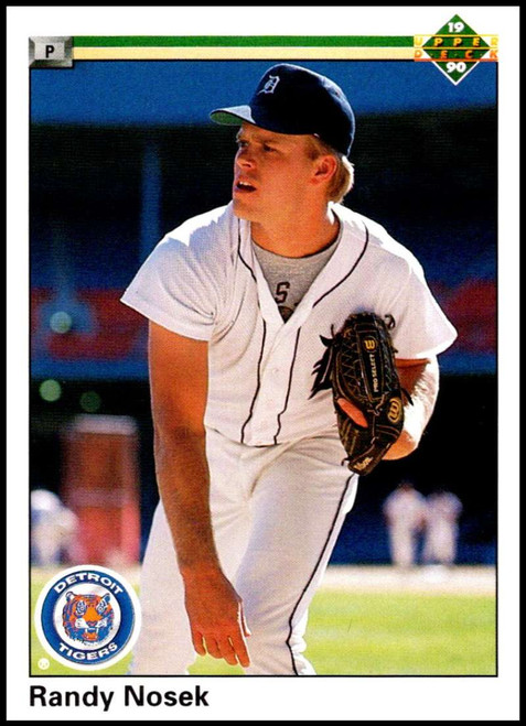 1990 Upper Deck #2 Randy Nosek VG RC Rookie Detroit Tigers 