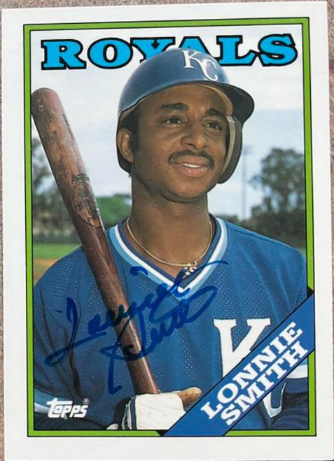 Lonnie Smith Autographed 1988 Topps Tiffany #777