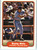 1982 Fleer #334 Bump Wills VG Texas Rangers 