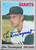 Jim Davenport Autographed 1970 Topps #378