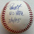 Ramon Martinez Autographed ROMLB Baseball No-Hitter 7/14/95 Line Score Inscribed