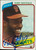 Terry Whitfield Autographed 1980 Topps #713