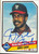 Dave Cash Autographed 1989 CMC Scranton/Wilkes-Barre Red Barons #6 CO