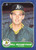 1986 Fleer Update #U-77 Bill Mooneyham VG RC Rookie Oakland Athletics 