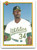 1990 Bowman #449 Dave Stewart VG Oakland Athletics 