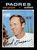 1971 Topps #383 Rod Gaspar VG San Diego Padres 