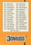 1989 Donruss #600b Checklist 578-660 Bonus MVP's NM-MT 