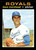1971 Topps #221 Dave Morehead VG Kansas City Royals 