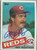 Andy McGaffigan Autographed 1985 Topps #323 Cincinnati Reds Card