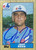 Jeff Reed Autographed 1987 Topps Traded #100T Montreal Expos Card