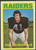1972 Topps #108 Phil Villapiano VG  RC Rookie Oakland Raiders 