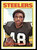 1972 Topps #198 John Rowser VG  Pittsburgh Steelers 