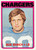 1972 Topps #89 Bob Babich VG  San Diego Chargers 