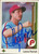 Lance Parrish Autographed 1989 Upper Deck #240 Philadelphia Phillies Card