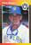 Chris Bosio Autographed 1989 Donruss #412 Milwaukee Brewers Card