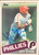 Jeff Stone Autographed 1985 Topps Tiffany #476 Philadelphia Phillies Card