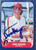 Von Hayes Autographed 1986 Fleer #443 Philadelphia Phillies Card
